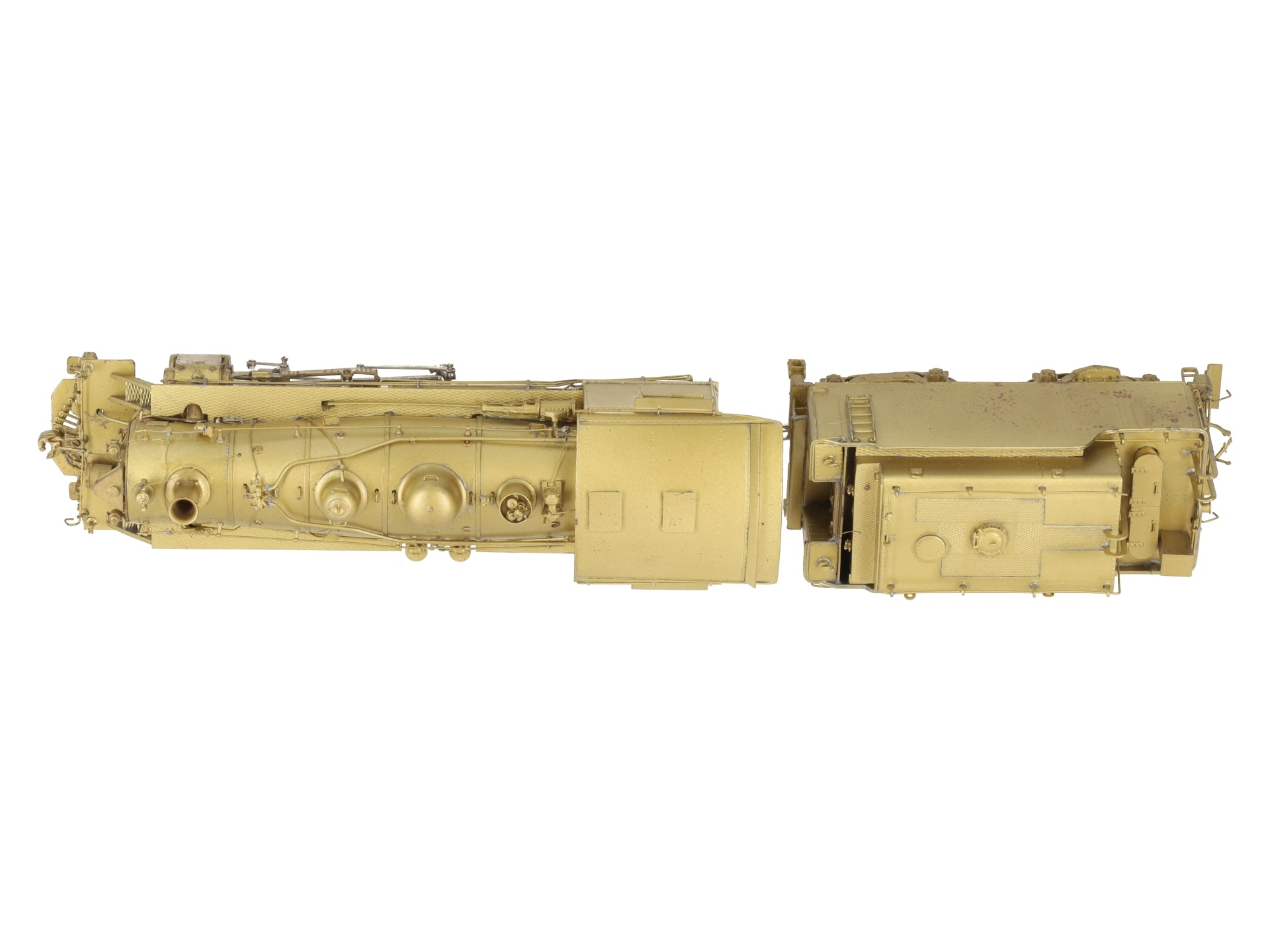 Van Hobbies H-6-G HO BRASS CNR H-6-g 4-6-0 Steam Locomotive & Tender- Unpainted EX/Box