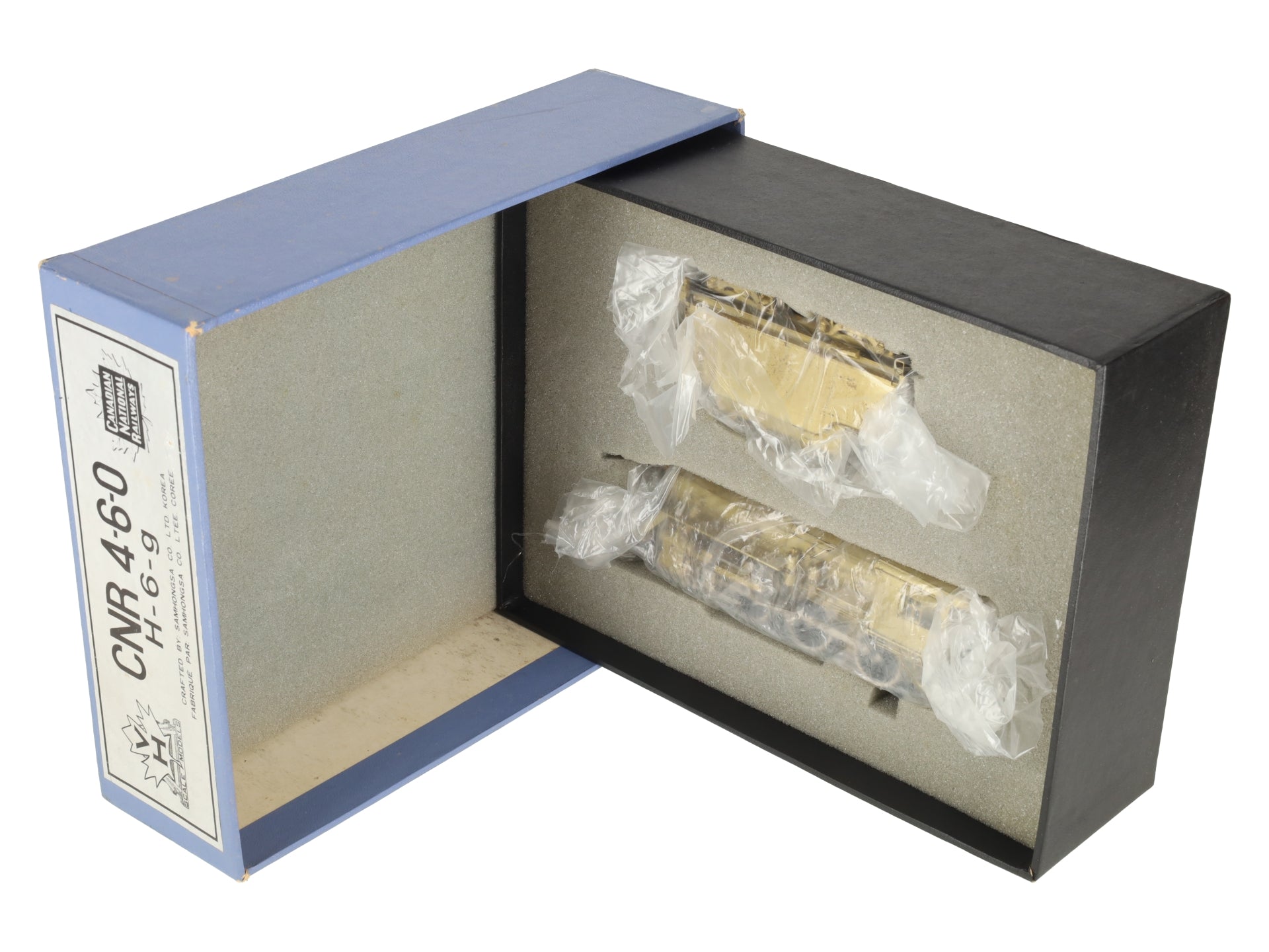 Van Hobbies H-6-G HO BRASS CNR H-6-g 4-6-0 Steam Locomotive & Tender- Unpainted EX/Box