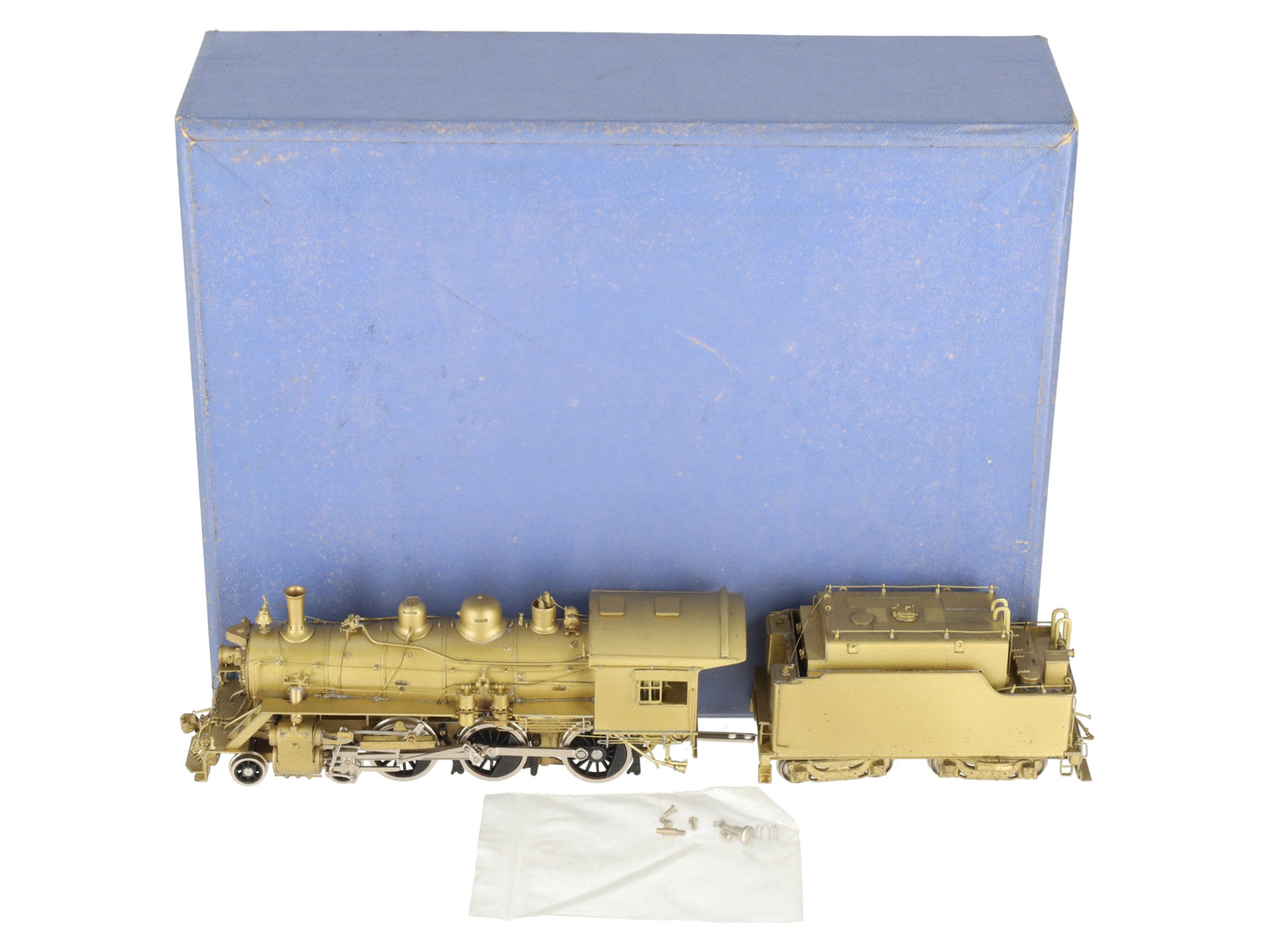 Van Hobbies H-6-G HO BRASS CNR H-6-g 4-6-0 Steam Locomotive & Tender- Unpainted EX/Box