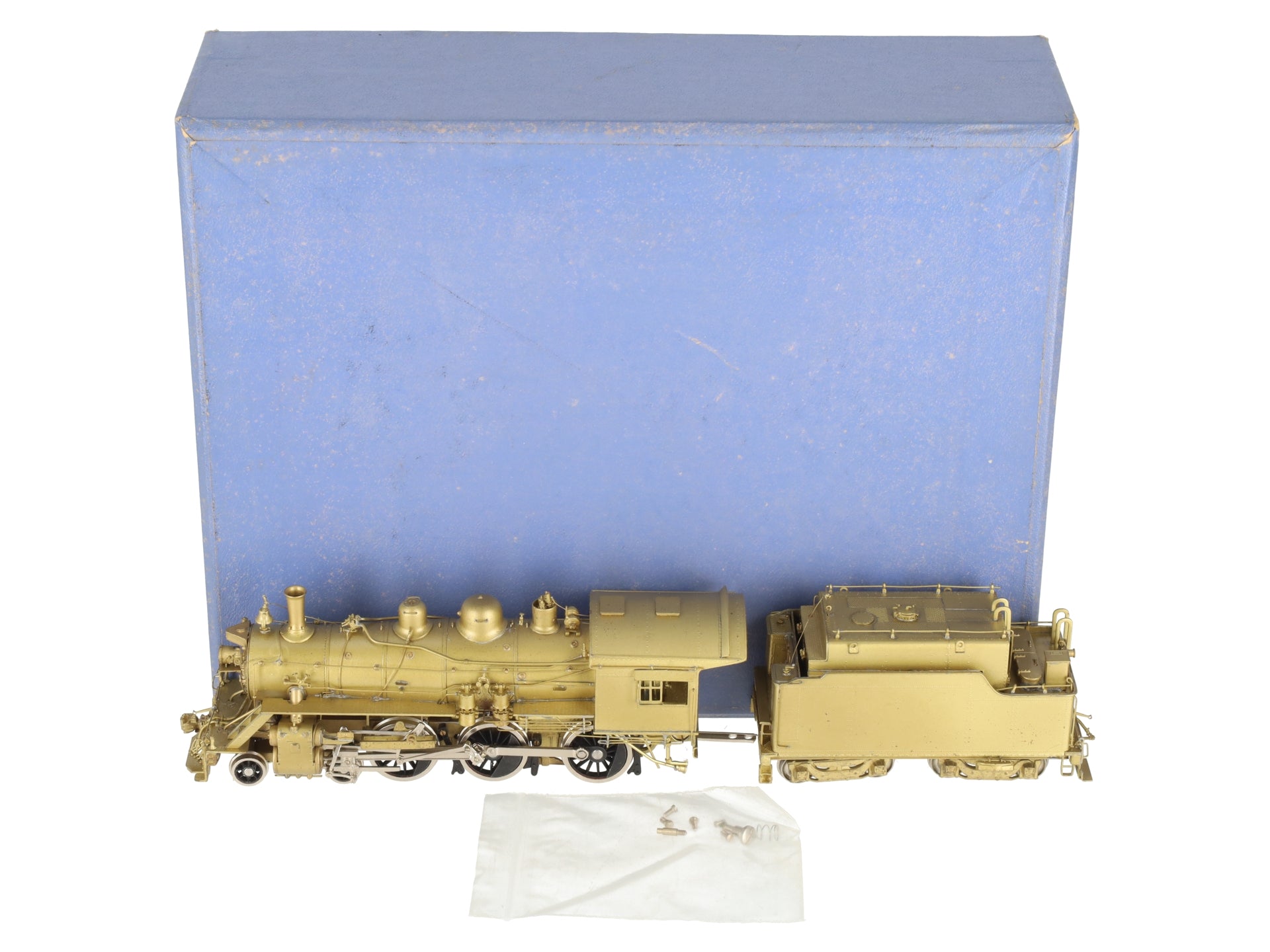 Van Hobbies H-6-G HO BRASS CNR H-6-g 4-6-0 Steam Locomotive & Tender- Unpainted EX/Box