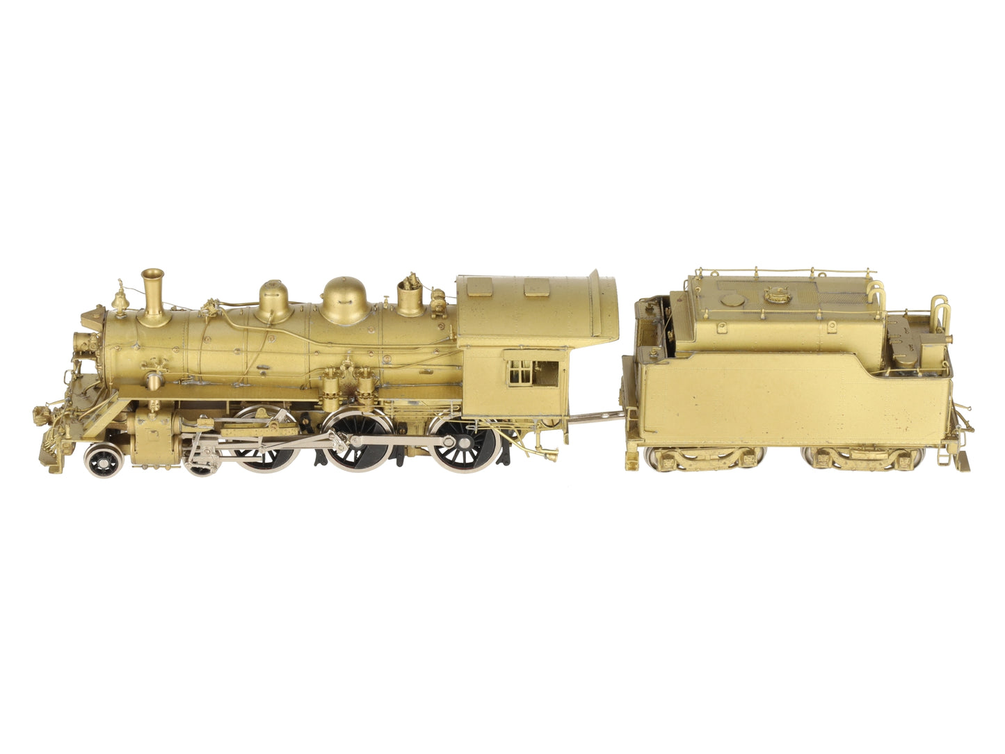 Van Hobbies H-6-G HO BRASS CNR H-6-g 4-6-0 Steam Locomotive & Tender- Unpainted EX/Box