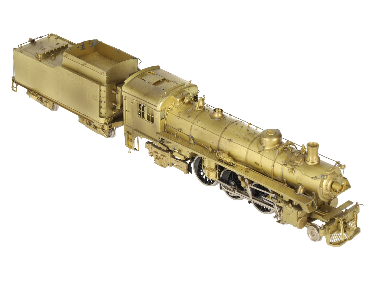 Van Hobbies HO BRASS CPR Pacific 4-6-2 Steam Loco & Tender #1200 - Unpainted EX/Box