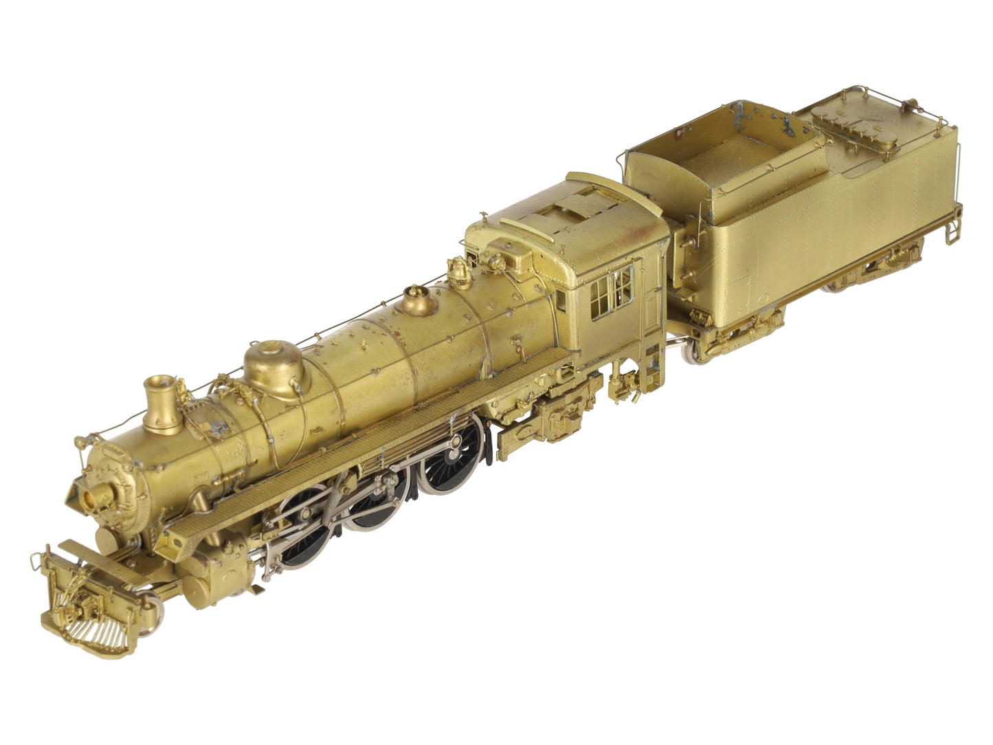Van Hobbies HO BRASS CPR Pacific 4-6-2 Steam Loco & Tender #1200 - Unpainted EX/Box