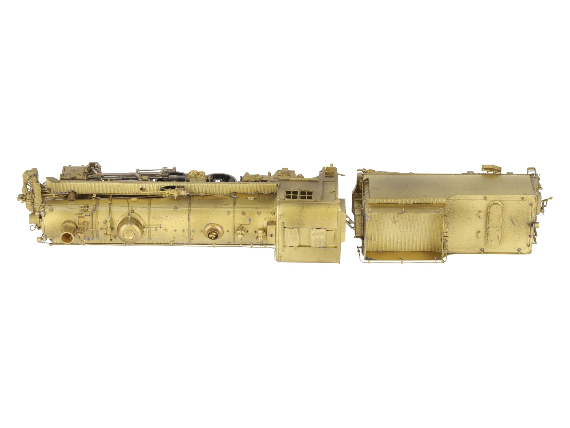 Van Hobbies HO BRASS CPR Pacific 4-6-2 Steam Loco & Tender #1200 - Unpainted EX/Box