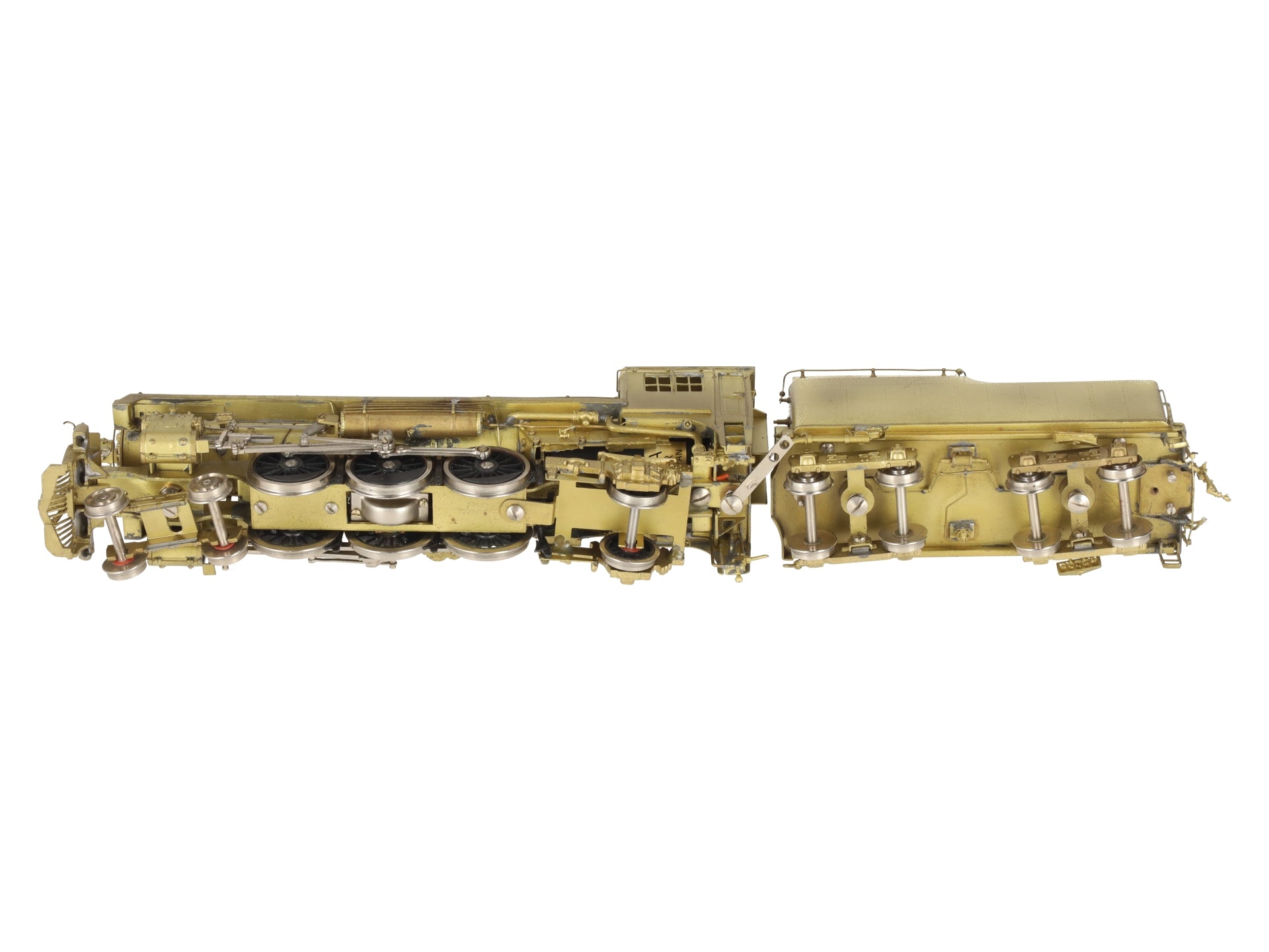 Van Hobbies HO BRASS CPR Pacific 4-6-2 Steam Loco & Tender #1200 - Unpainted EX/Box