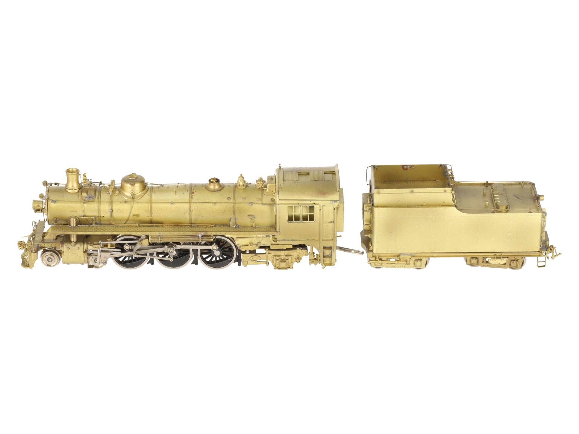 Van Hobbies HO BRASS CPR Pacific 4-6-2 Steam Loco & Tender #1200 - Unpainted EX/Box