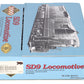 Proto 2000 21228 HO Scale BN SD9 Diesel Locomotive w/Dynamic Brakes #6232 LN/Box