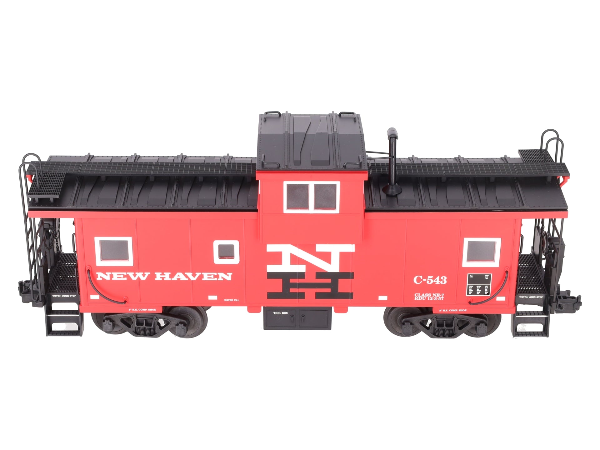 USA Trains R12107 G New Haven Extended Vision Caboose #C-543 - Metal Wheels LN/Box