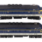 MTH 20-2125S O C&O F-3 AA Diesel Engine Set #8010/8011 - 2 Rail EX/Box
