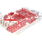 Conrad 2034 1:87 Scale Diecast Wolffkran 7534 Clear Trolley Tower Crane VG/Box