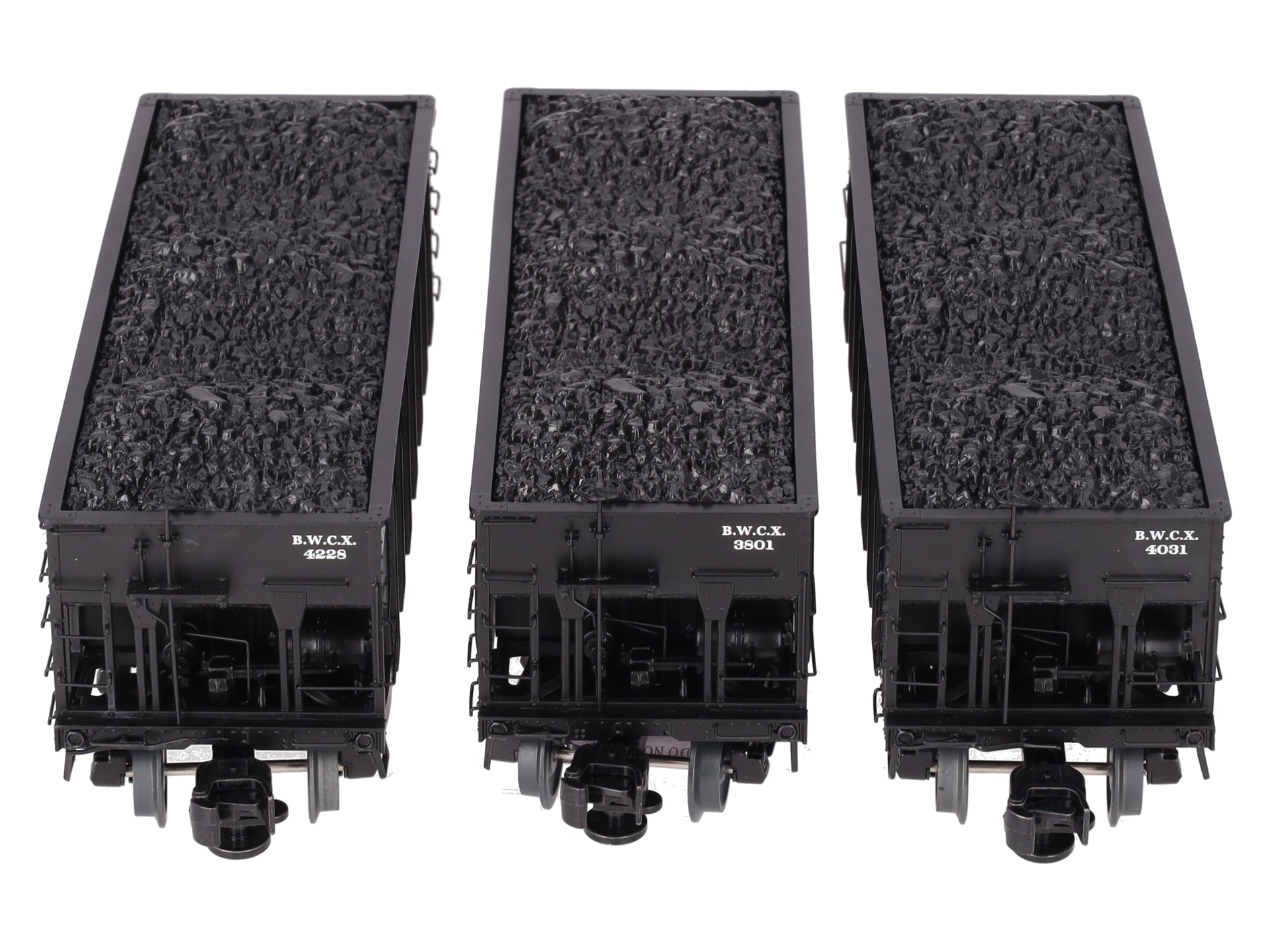 Lionel 6-85286 O Gauge Berwind White Coal GLa 2-Bay Hopper (Set of 3) EX/Box