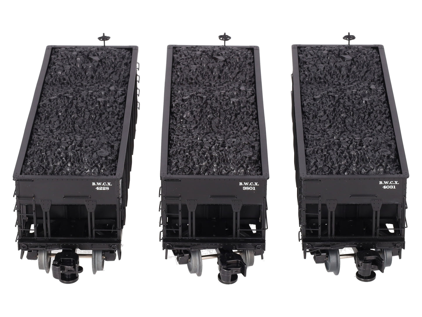 Lionel 6-85286 O Gauge Berwind White Coal GLa 2-Bay Hopper (Set of 3) EX/Box