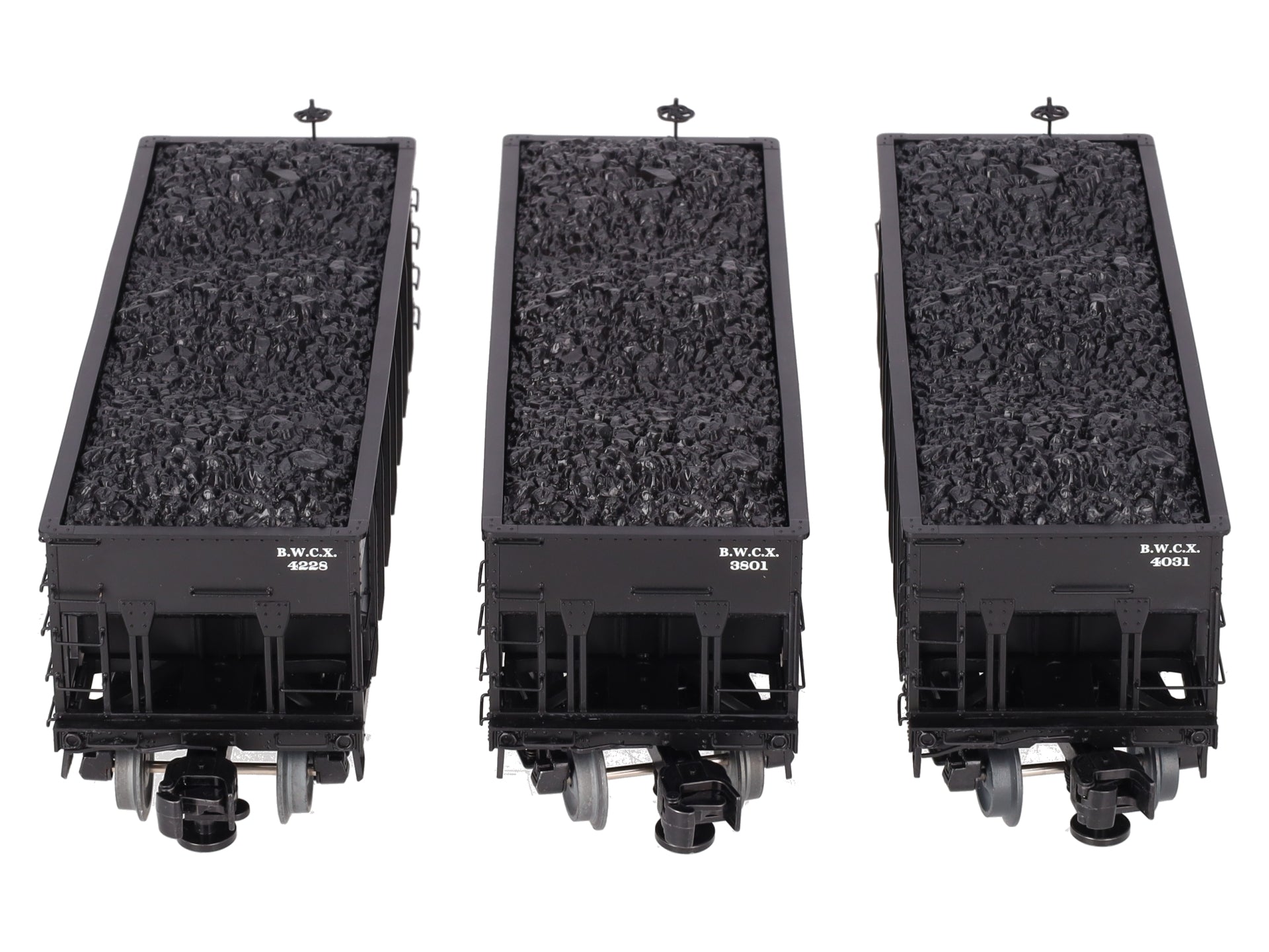 Lionel 6-85286 O Gauge Berwind White Coal GLa 2-Bay Hopper (Set of 3) EX/Box