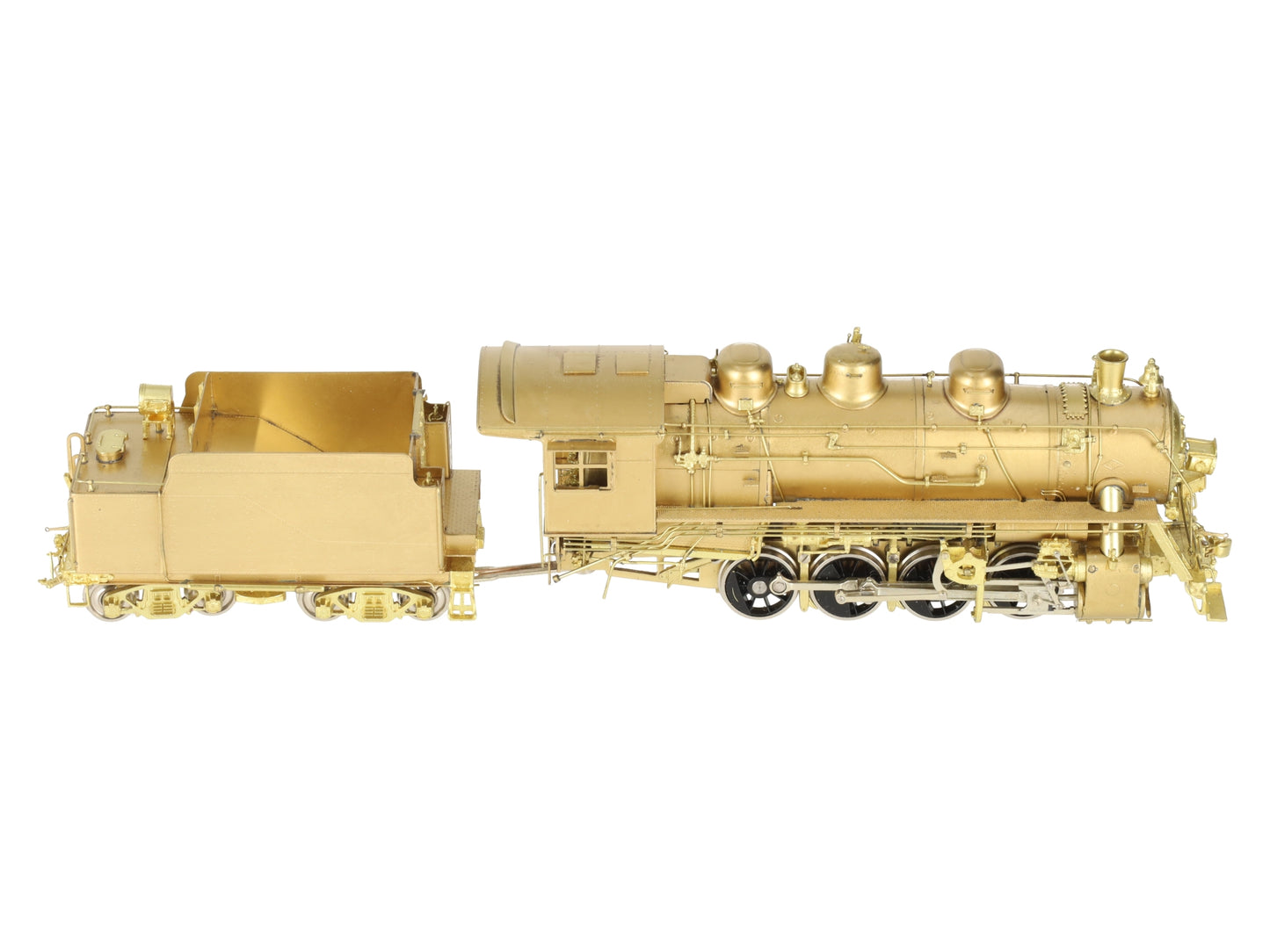 New England Rail Service HO Brass Class K-7 2-8-0 Loco & Tender - Unpainted EX/Box