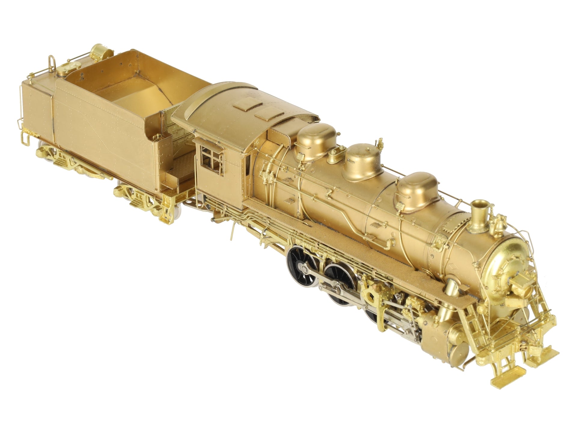 New England Rail Service HO Brass Class K-7 2-8-0 Loco & Tender - Unpainted EX/Box