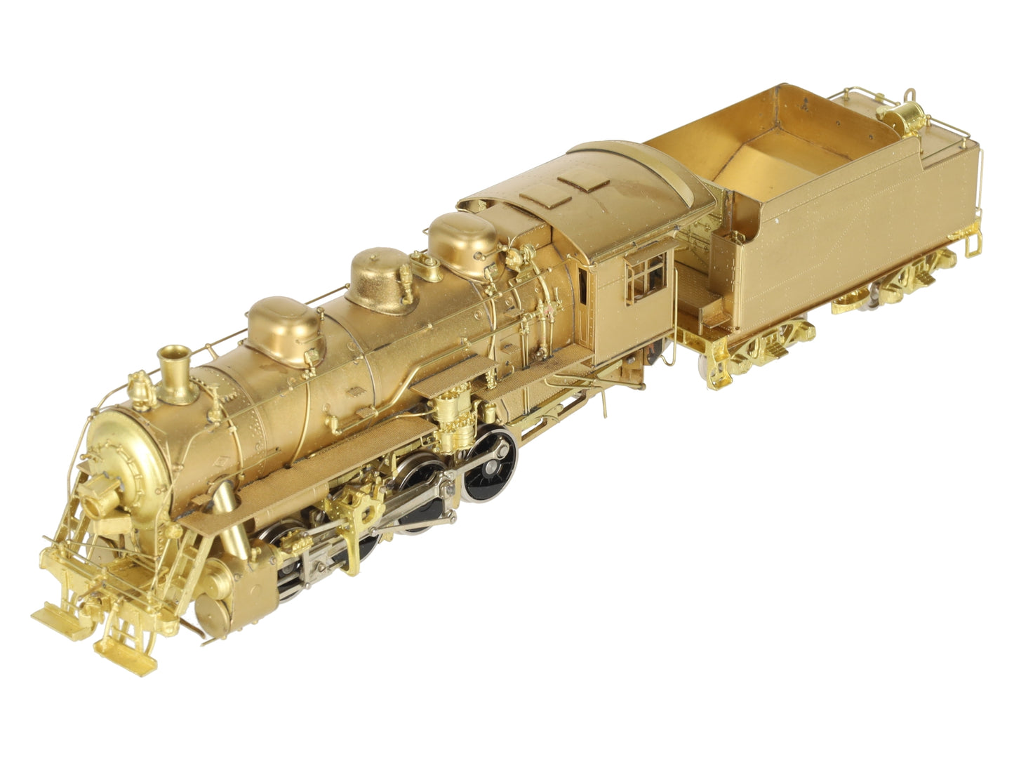 New England Rail Service HO Brass Class K-7 2-8-0 Loco & Tender - Unpainted EX/Box