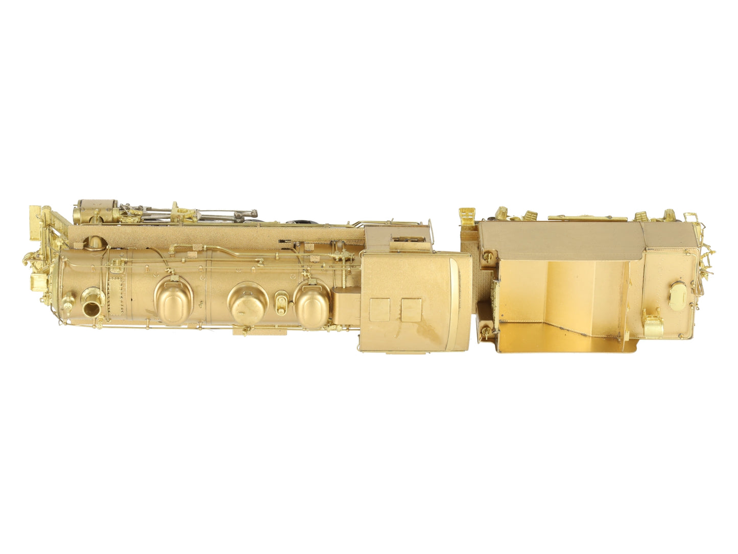 New England Rail Service HO Brass Class K-7 2-8-0 Loco & Tender - Unpainted EX/Box