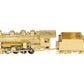 New England Rail Service HO Brass Class K-7 2-8-0 Loco & Tender - Unpainted EX/Box
