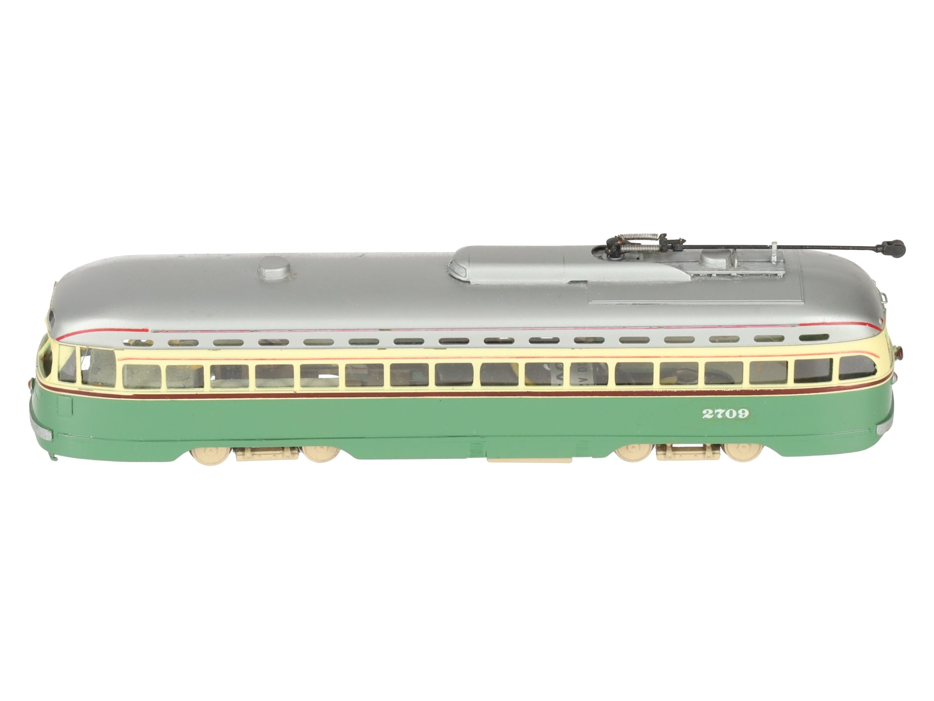 MTS HO Scale BRASS Pre-War PCC Trolley (1936) #2709 - Painted/Box