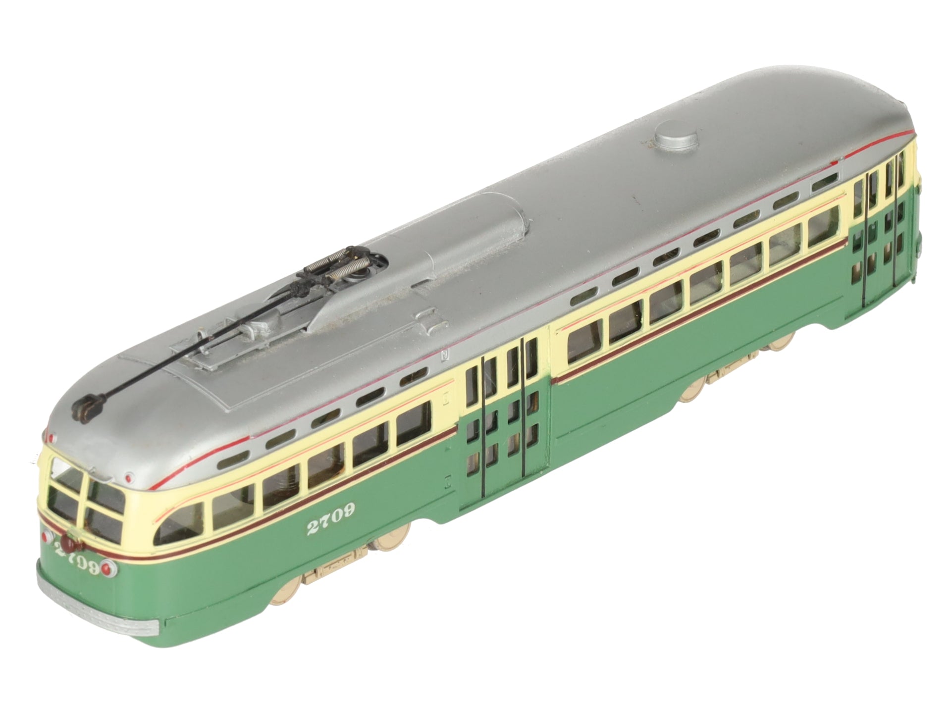 MTS HO Scale BRASS Pre-War PCC Trolley (1936) #2709 - Painted/Box