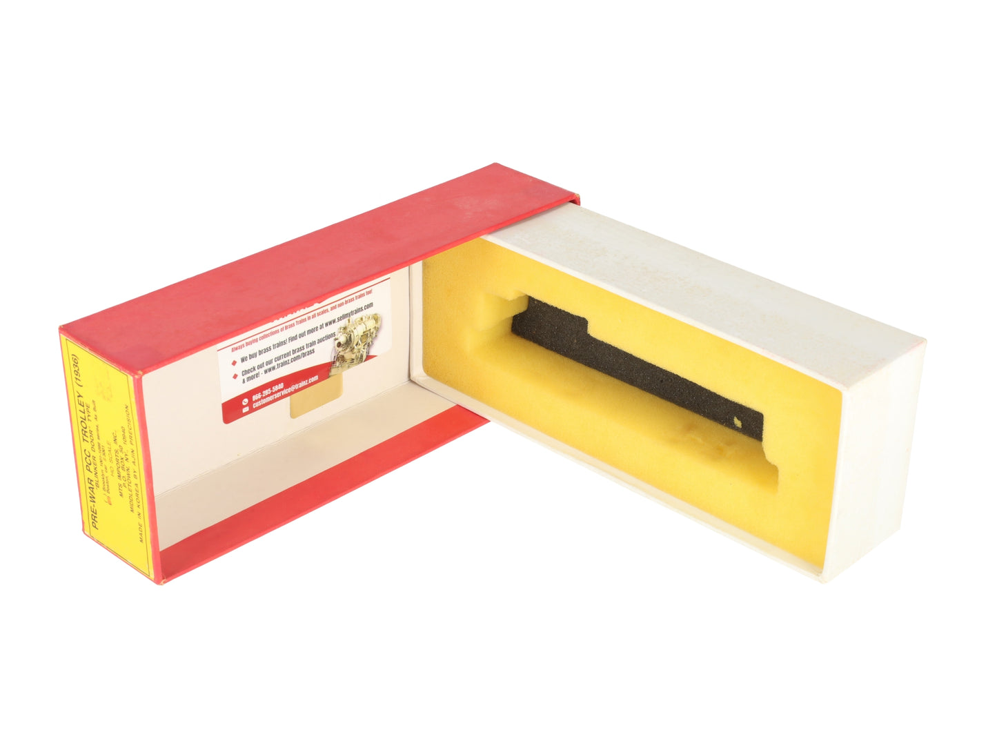 MTS HO Scale BRASS Pre-War PCC Trolley (1936) #2709 - Painted/Box