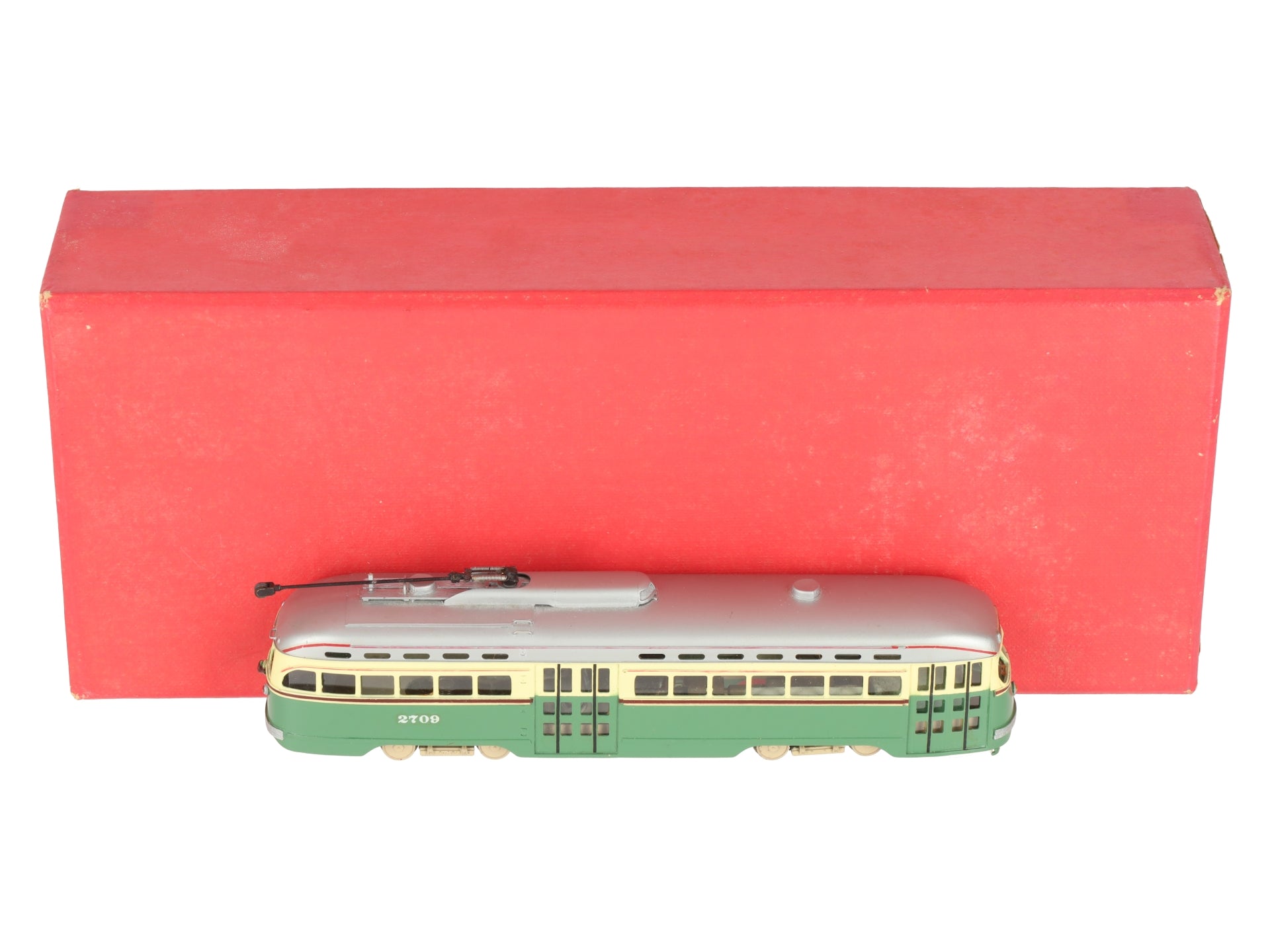 MTS HO Scale BRASS Pre-War PCC Trolley (1936) #2709 - Painted/Box