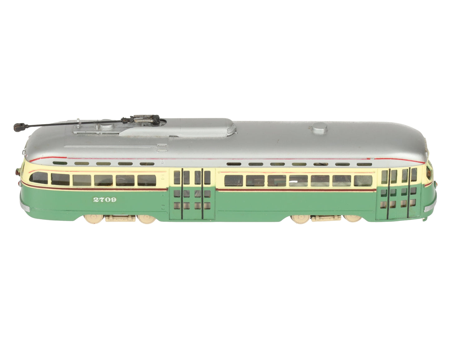 MTS HO Scale BRASS Pre-War PCC Trolley (1936) #2709 - Painted/Box
