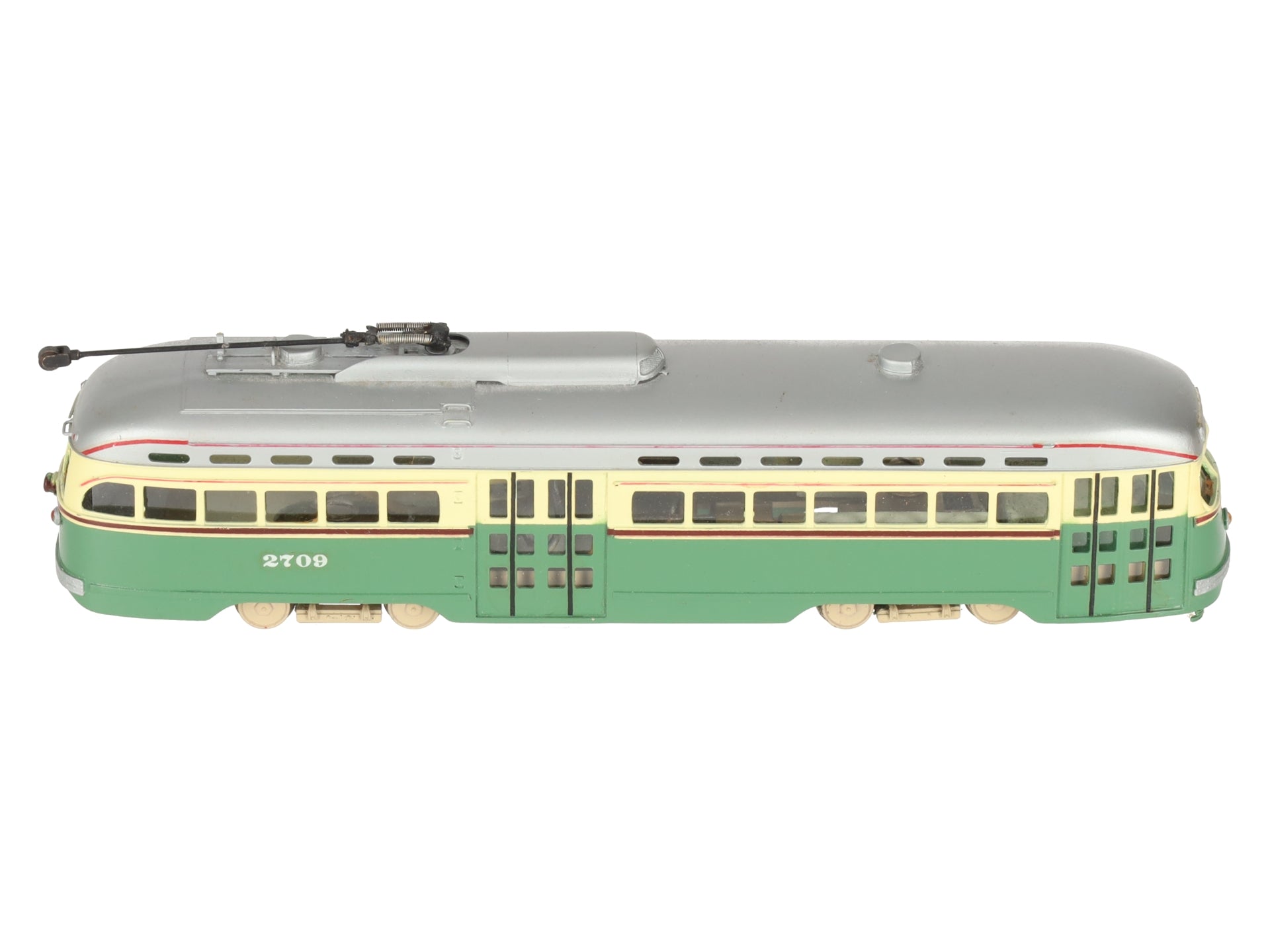 MTS HO Scale BRASS Pre-War PCC Trolley (1936) #2709 - Painted/Box