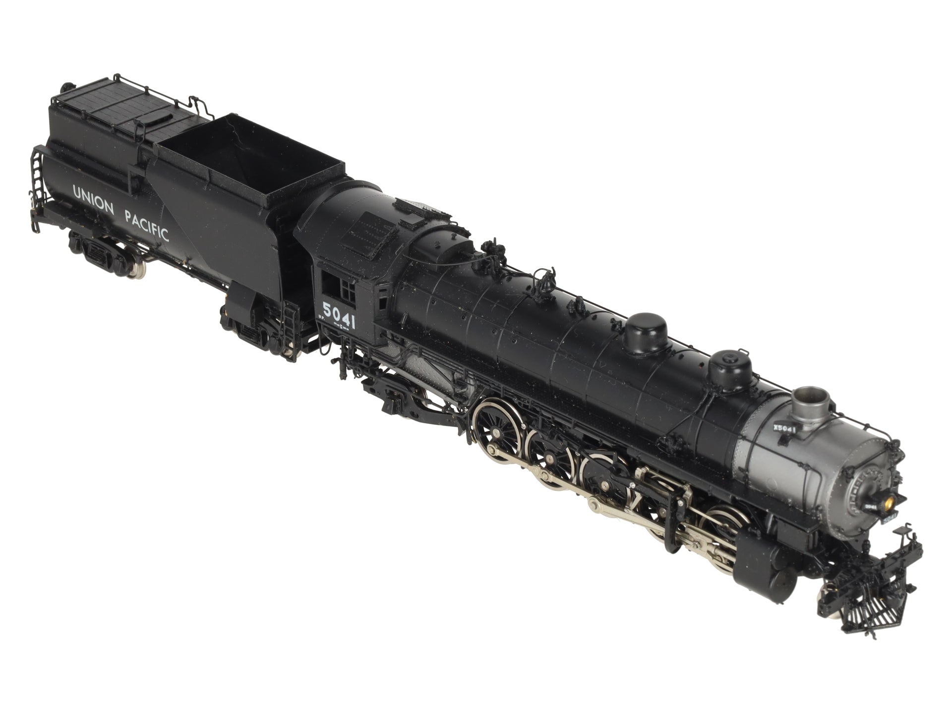 Key Imports 5041 HO Scale BRASS UP 2-10-2 Steam Loco. & Tender #5041 - F/P EX/Box