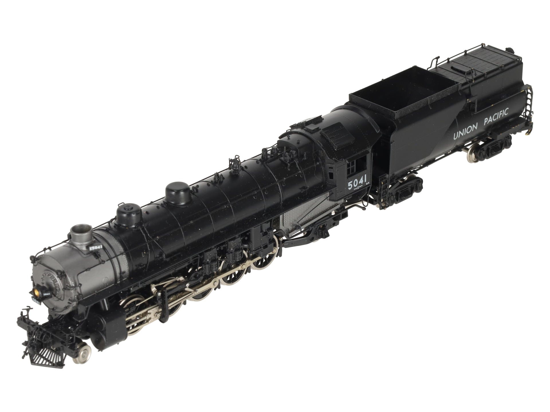 Key Imports 5041 HO Scale BRASS UP 2-10-2 Steam Loco. & Tender #5041 - F/P EX/Box