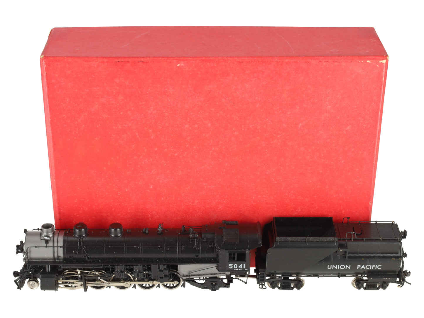 Key Imports 5041 HO Scale BRASS UP 2-10-2 Steam Loco. & Tender #5041 - F/P EX/Box