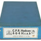 Van Hobbies HO BRASS CPR Hudson 4-6-4 H1ab Steam Loco & Tender #2807 - Painted/Box