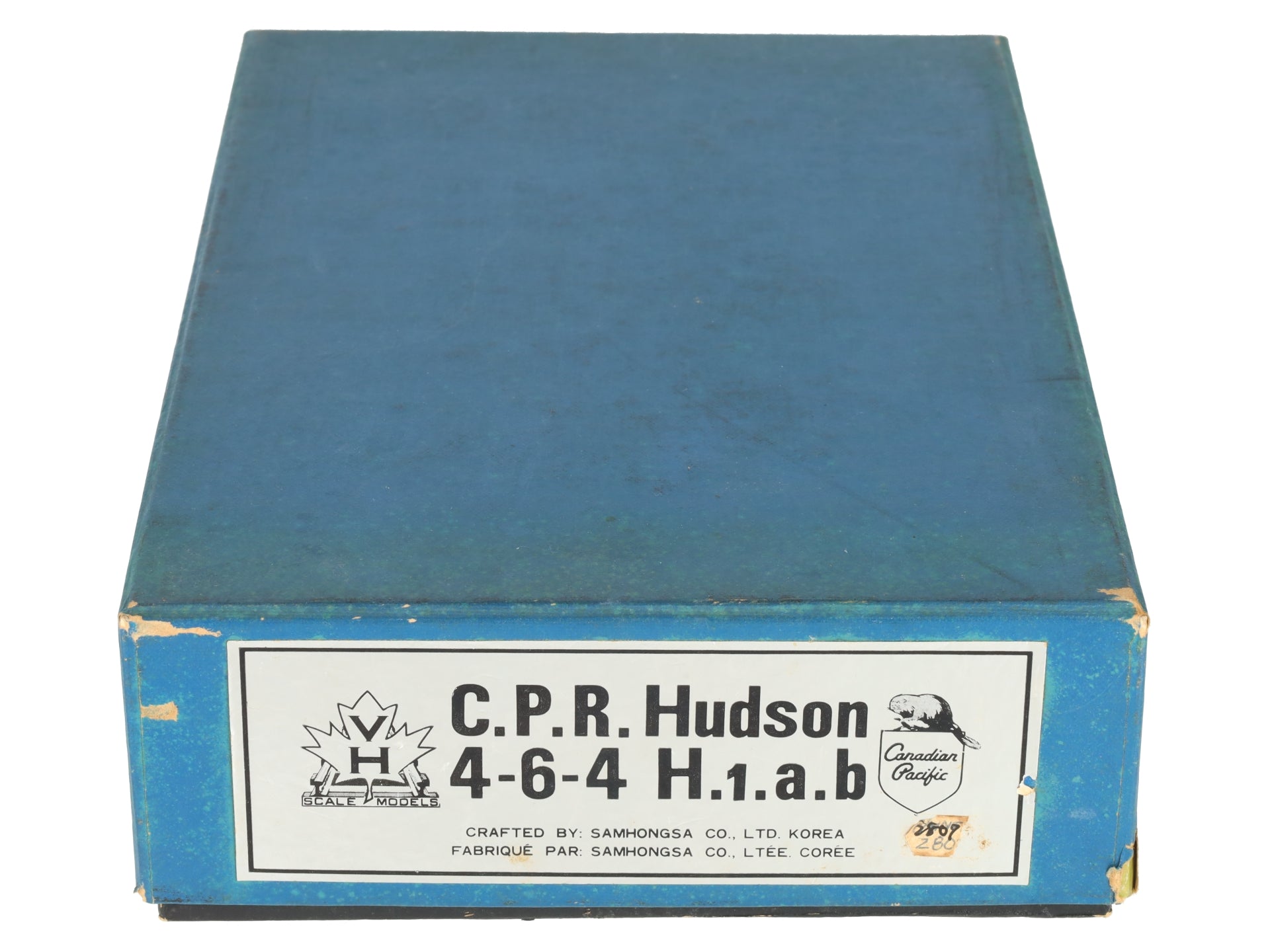 Van Hobbies HO BRASS CPR Hudson 4-6-4 H1ab Steam Loco & Tender #2807 - Painted/Box