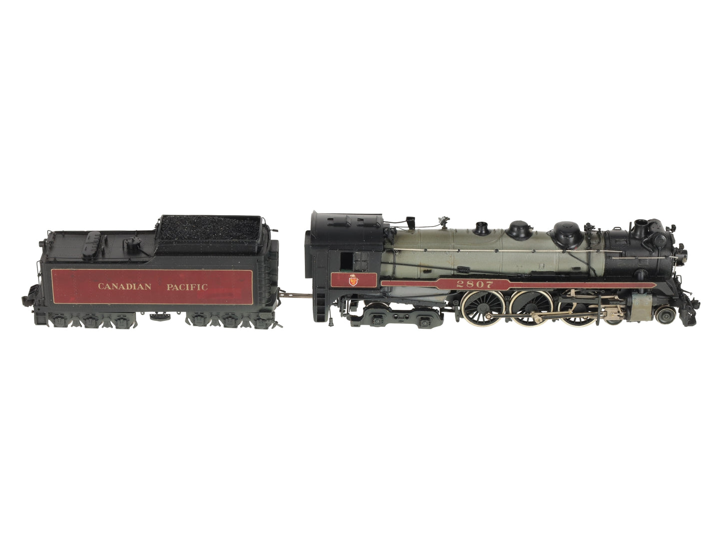 Van Hobbies HO BRASS CPR Hudson 4-6-4 H1ab Steam Loco & Tender #2807 - Painted/Box