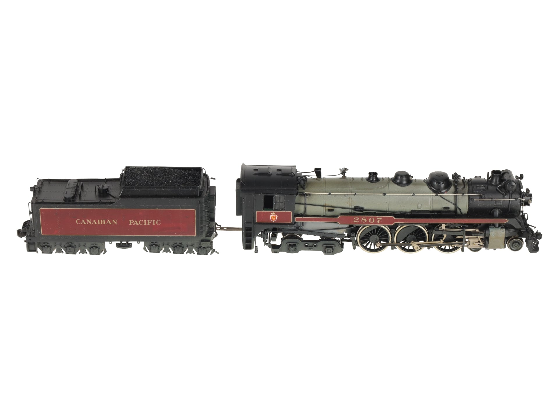 Van Hobbies HO BRASS CPR Hudson 4-6-4 H1ab Steam Loco & Tender #2807 - Painted/Box