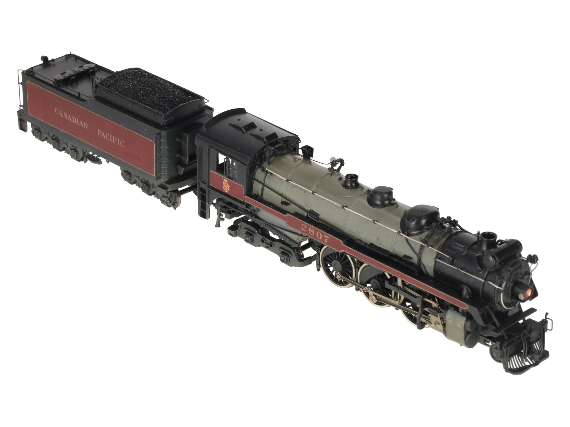 Van Hobbies HO BRASS CPR Hudson 4-6-4 H1ab Steam Loco & Tender #2807 - Painted/Box