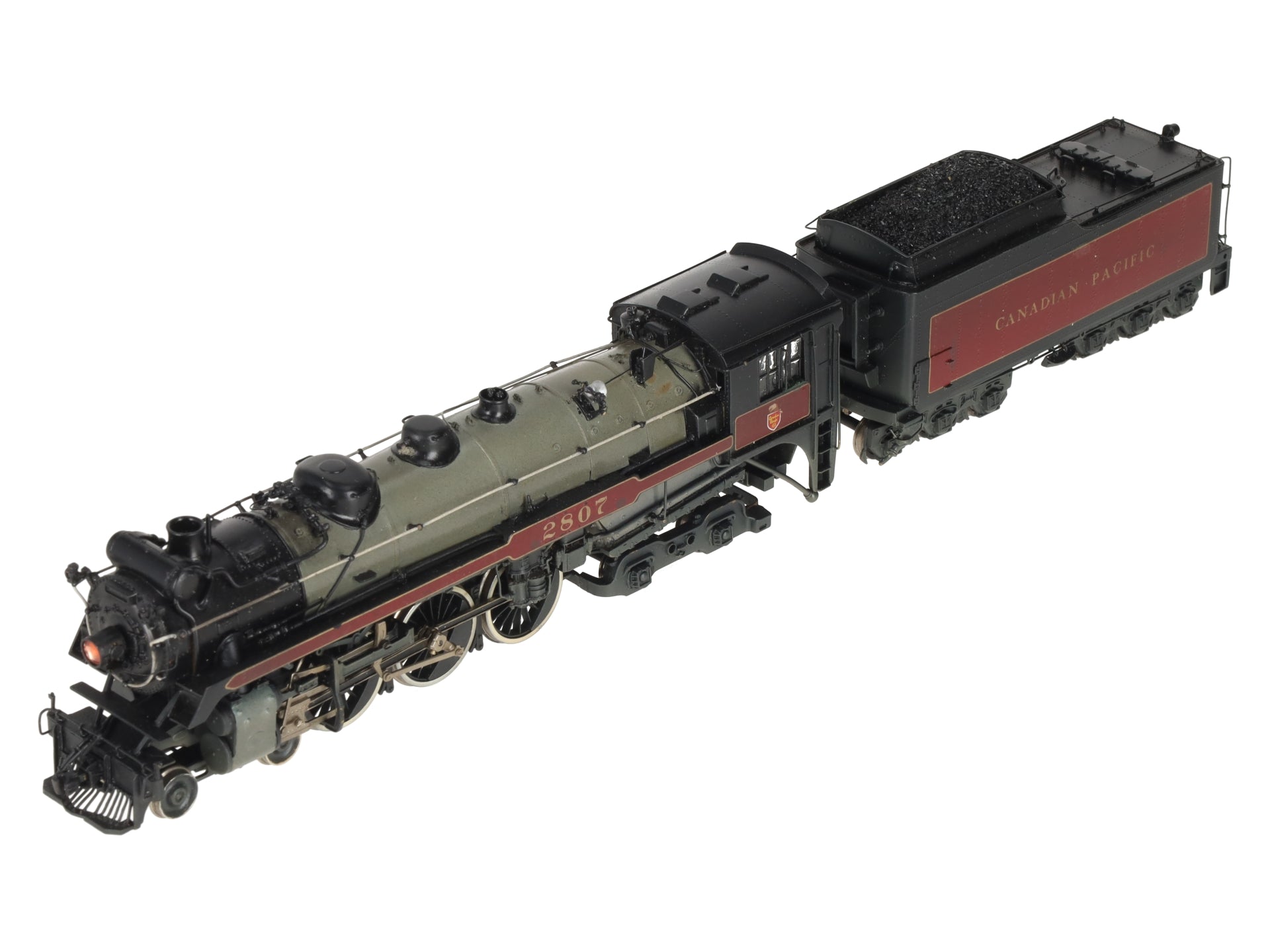 Van Hobbies HO BRASS CPR Hudson 4-6-4 H1ab Steam Loco & Tender #2807 - Painted/Box