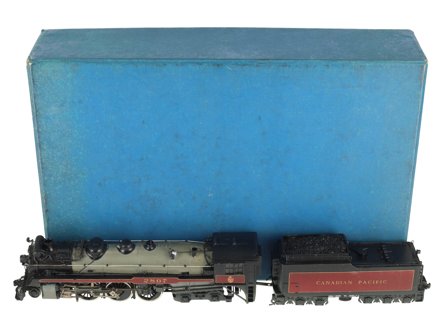 Van Hobbies HO BRASS CPR Hudson 4-6-4 H1ab Steam Loco & Tender #2807 - Painted/Box