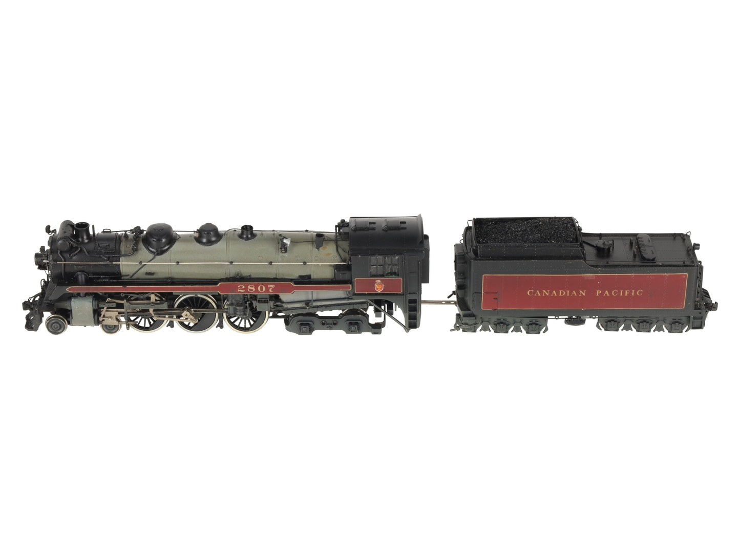 Van Hobbies HO BRASS CPR Hudson 4-6-4 H1ab Steam Loco & Tender #2807 - Painted/Box
