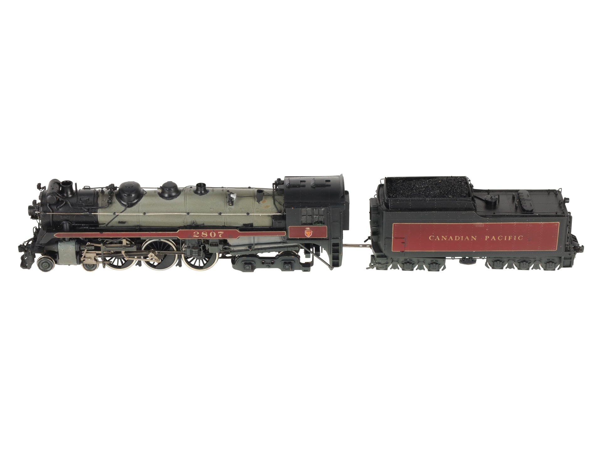 Van Hobbies HO BRASS CPR Hudson 4-6-4 H1ab Steam Loco & Tender #2807 - Painted/Box