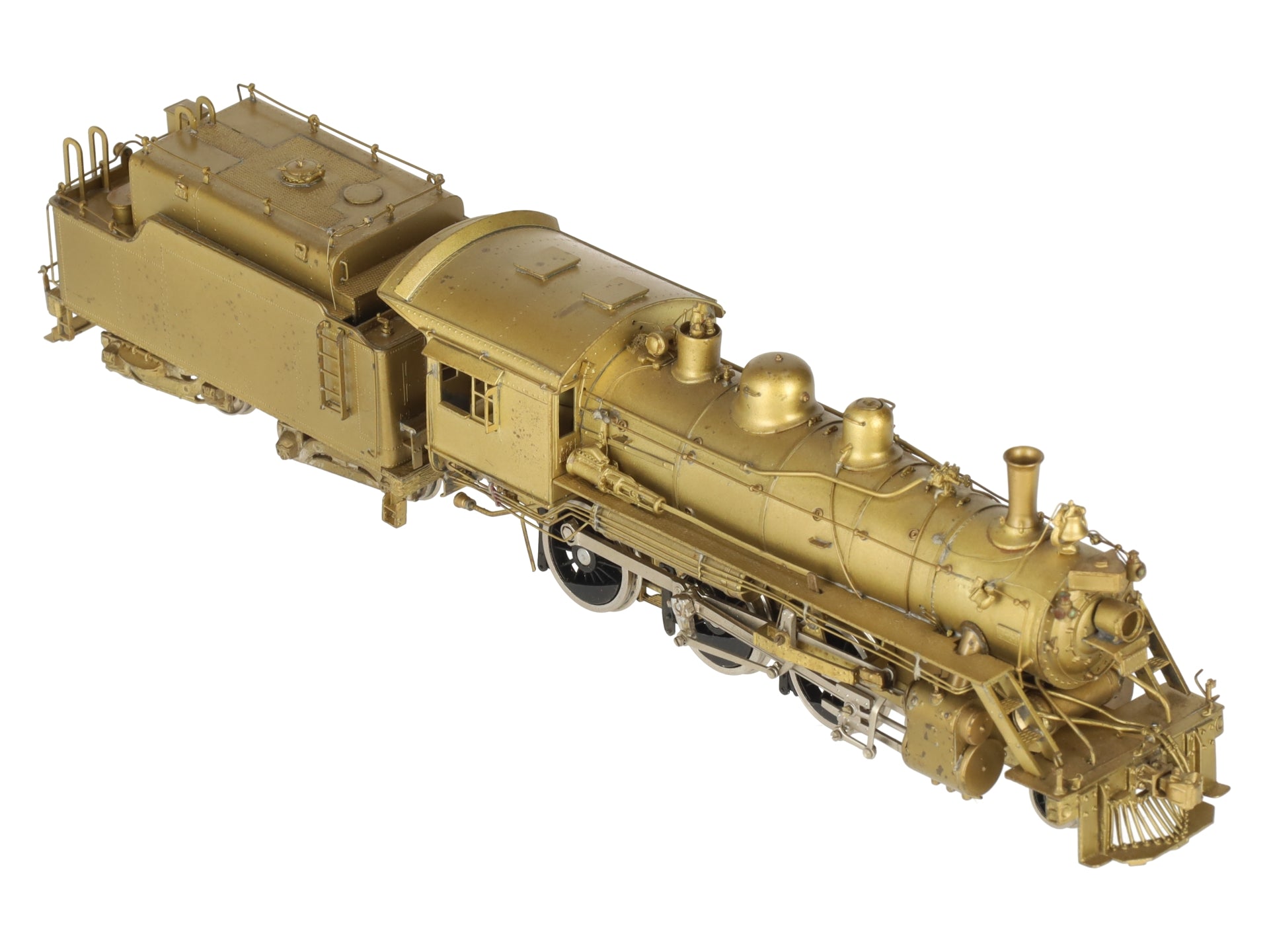 Van Hobbies H-6-G HO BRASS CNR H-6-g 4-6-0 Steam Loco & Tender- Unpainted EX/Box