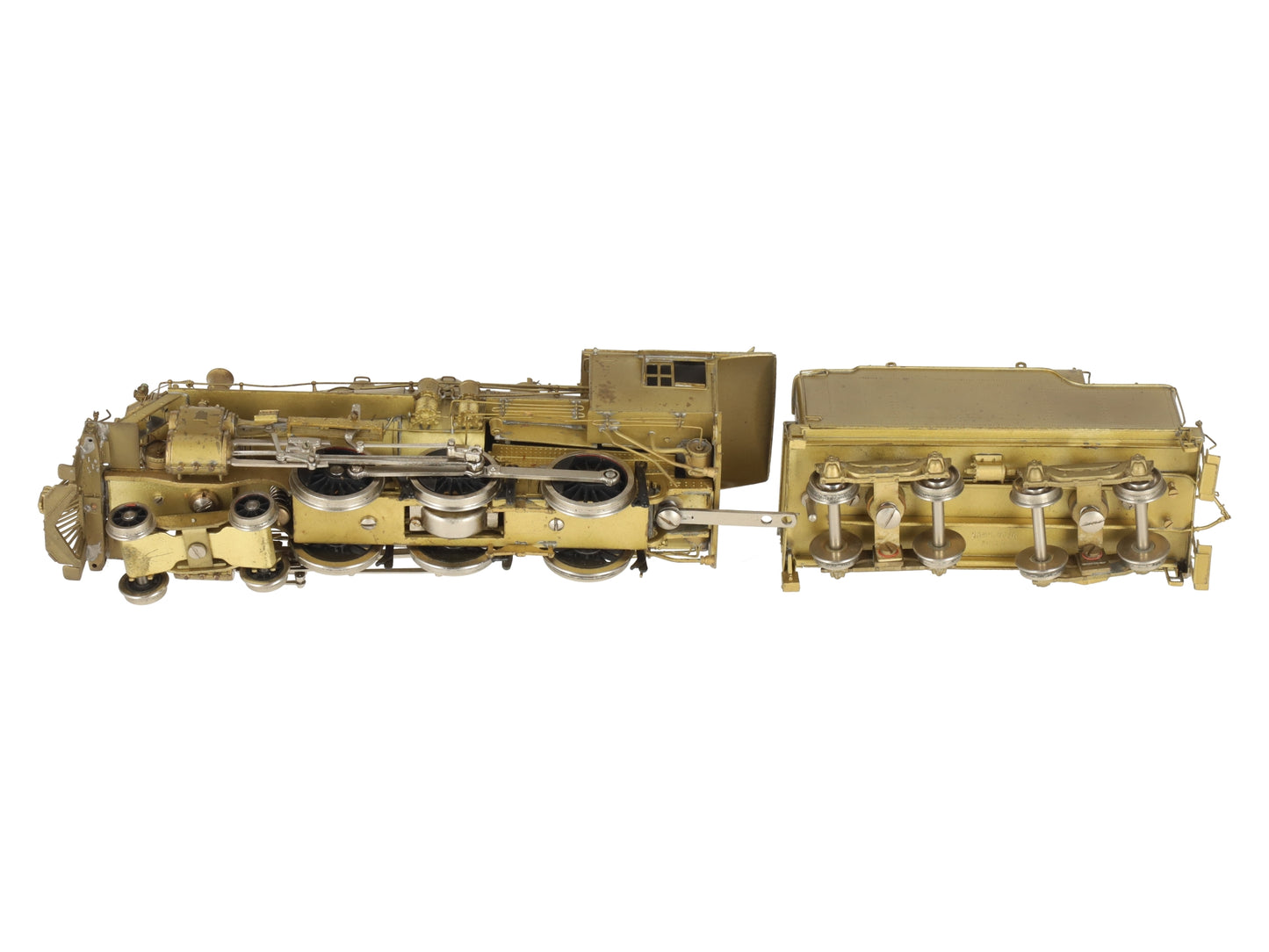 Van Hobbies H-6-G HO BRASS CNR H-6-g 4-6-0 Steam Loco & Tender- Unpainted EX/Box