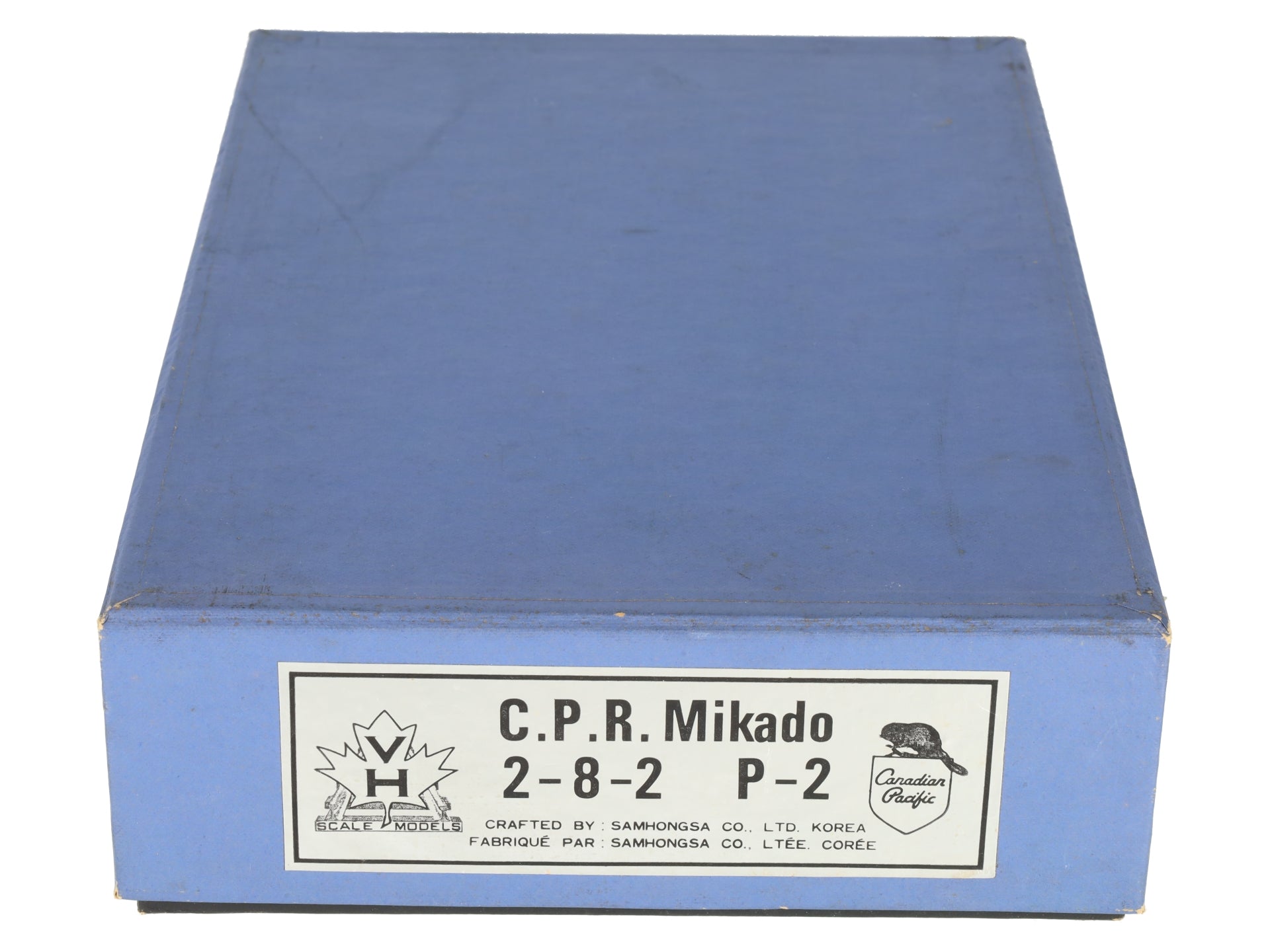 Van Hobbies HO BRASS CPR 2-8-2 P2-Mikado Steam Loco & Tender - Unpainted EX/Box