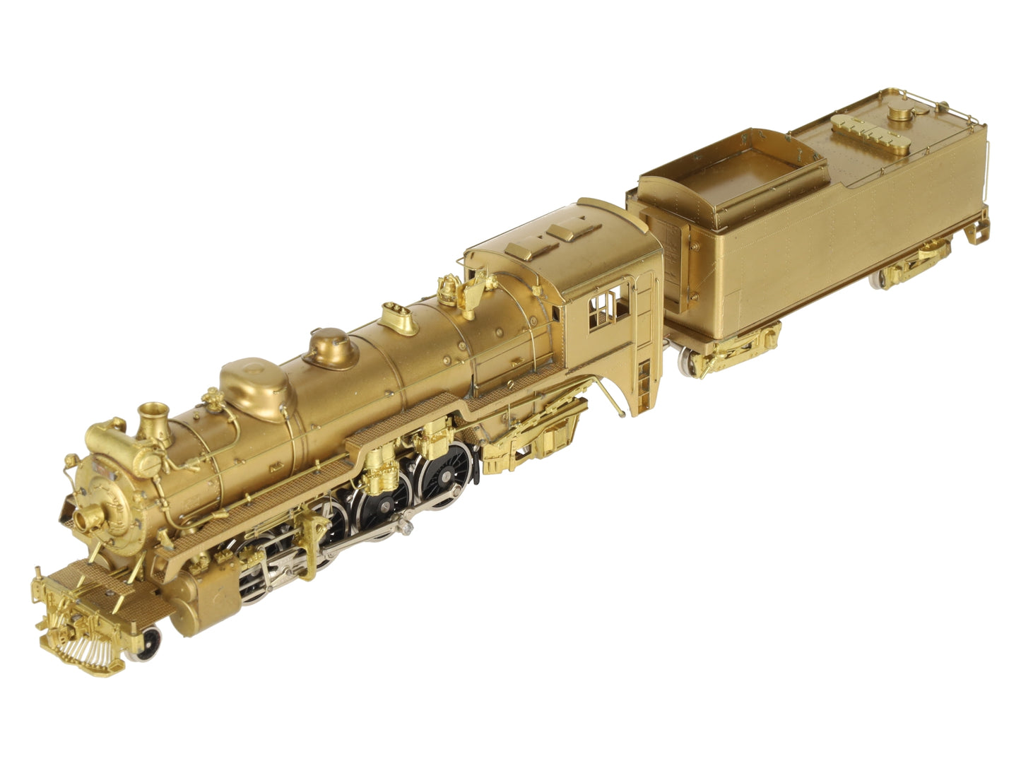 Van Hobbies HO BRASS CPR 2-8-2 P2-Mikado Steam Loco & Tender - Unpainted EX/Box