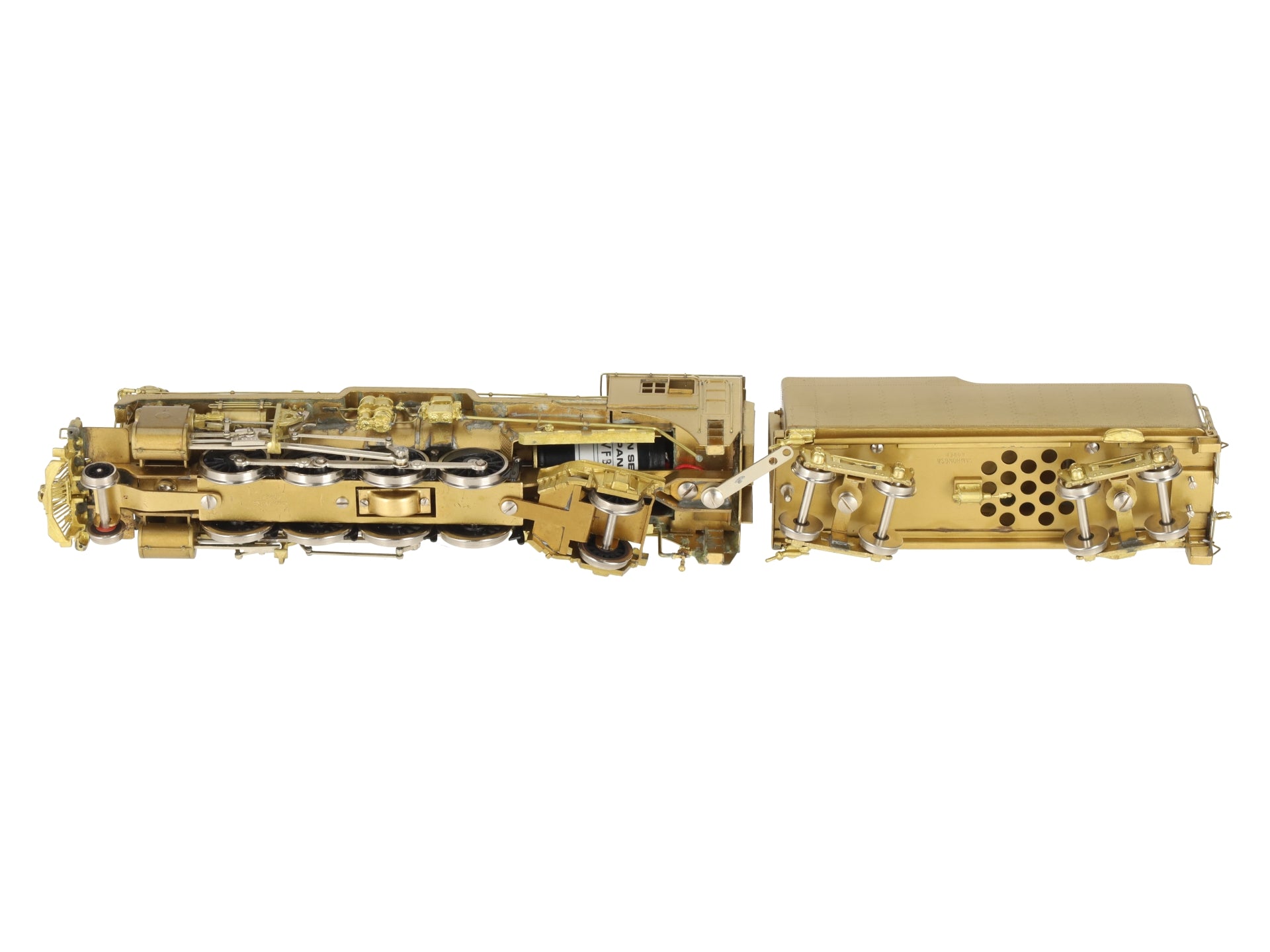Van Hobbies HO BRASS CPR 2-8-2 P2-Mikado Steam Loco & Tender - Unpainted EX/Box