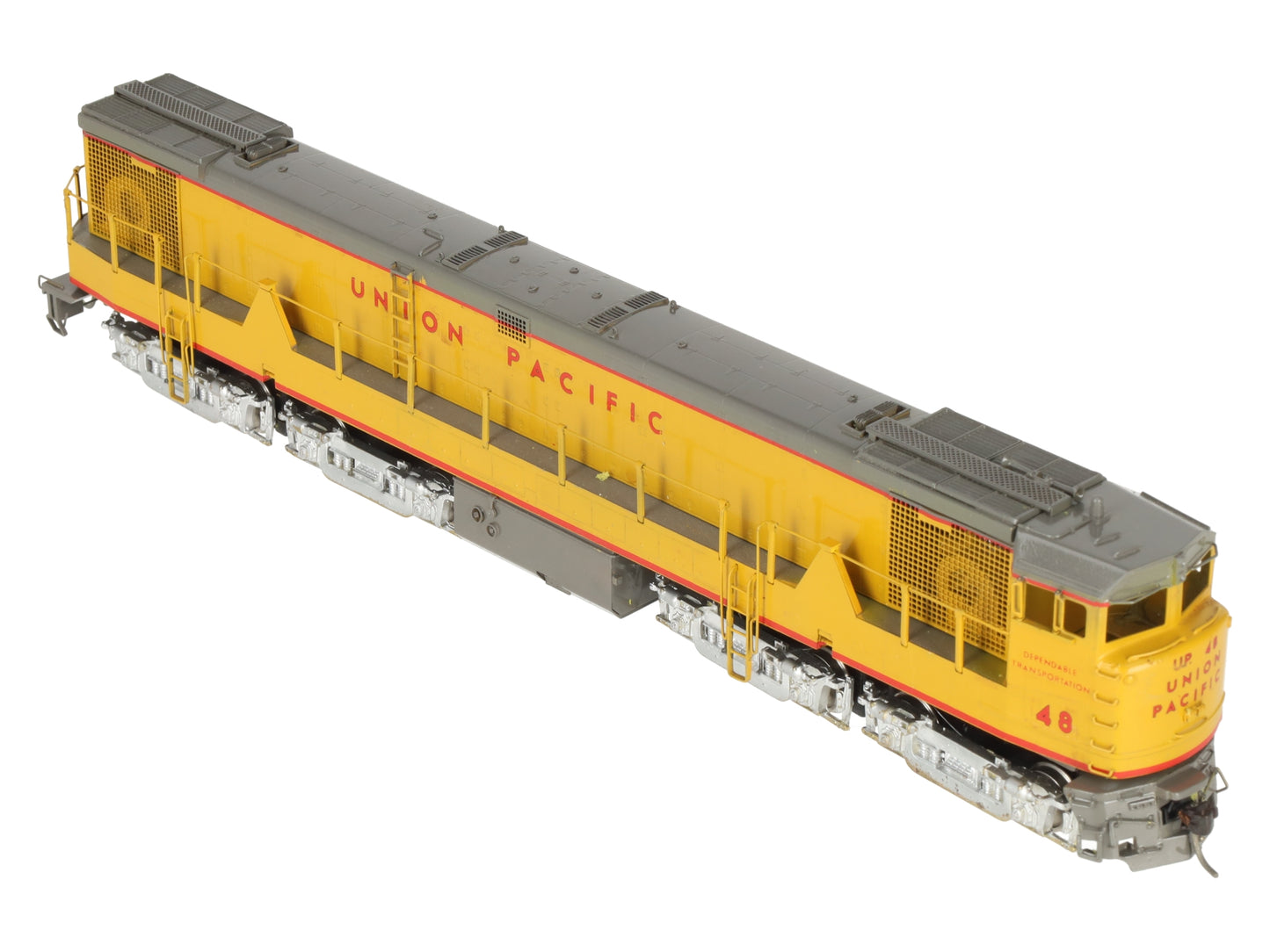 Alco Models D-185 HO BRASS Union Pacific U-50-B Diesel Loco #48 - Painted/Box