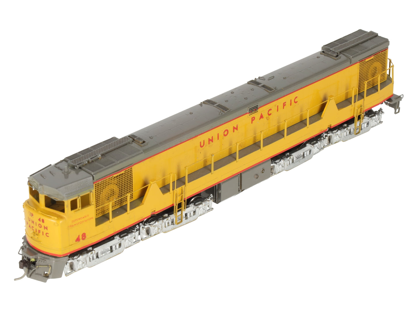 Alco Models D-185 HO BRASS Union Pacific U-50-B Diesel Loco #48 - Painted/Box