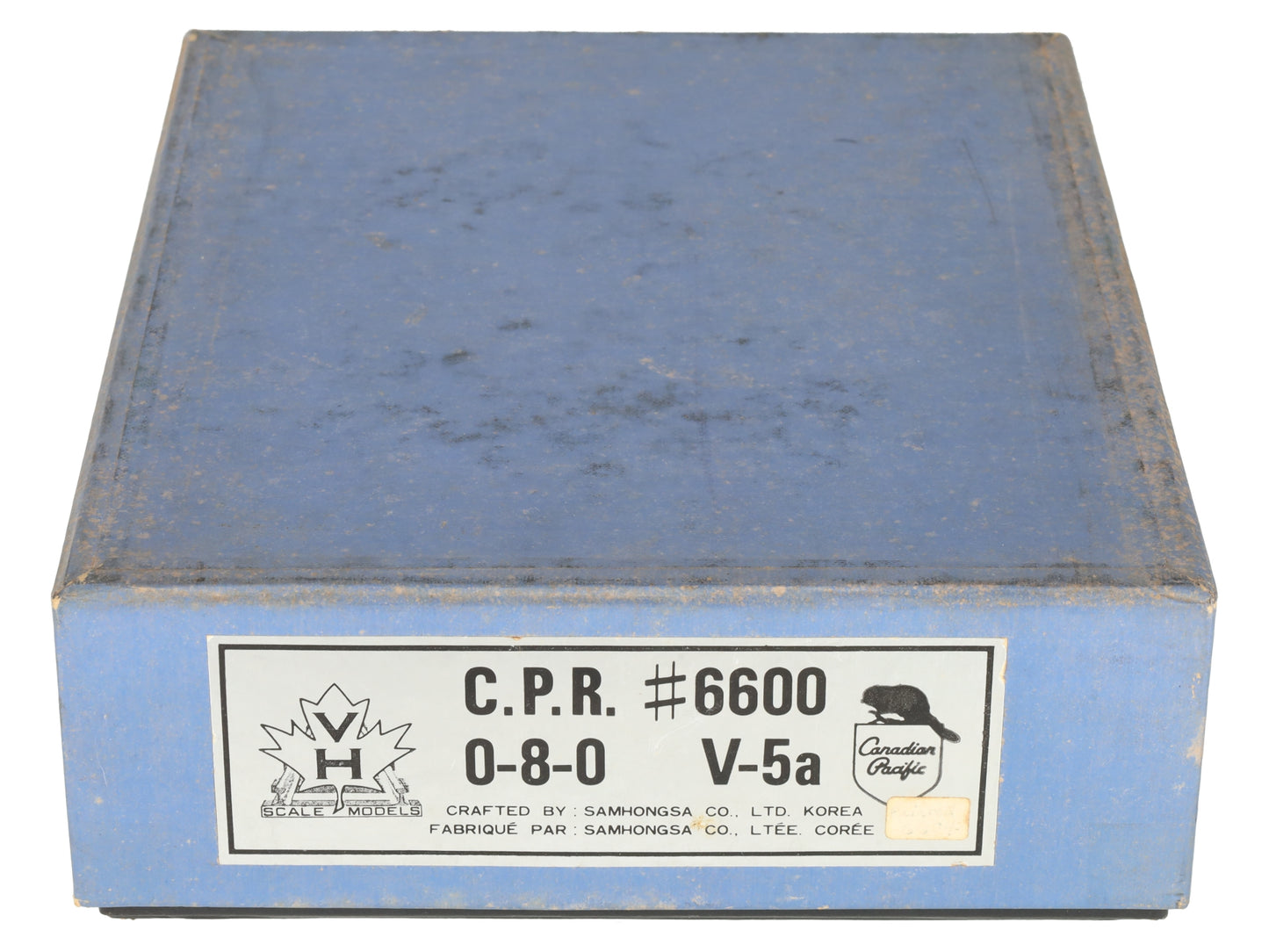 Van Hobbies HO BRASS CP V-5a 0-8-0 Steam Locomotive w/Tender #6604 - Painted/Box