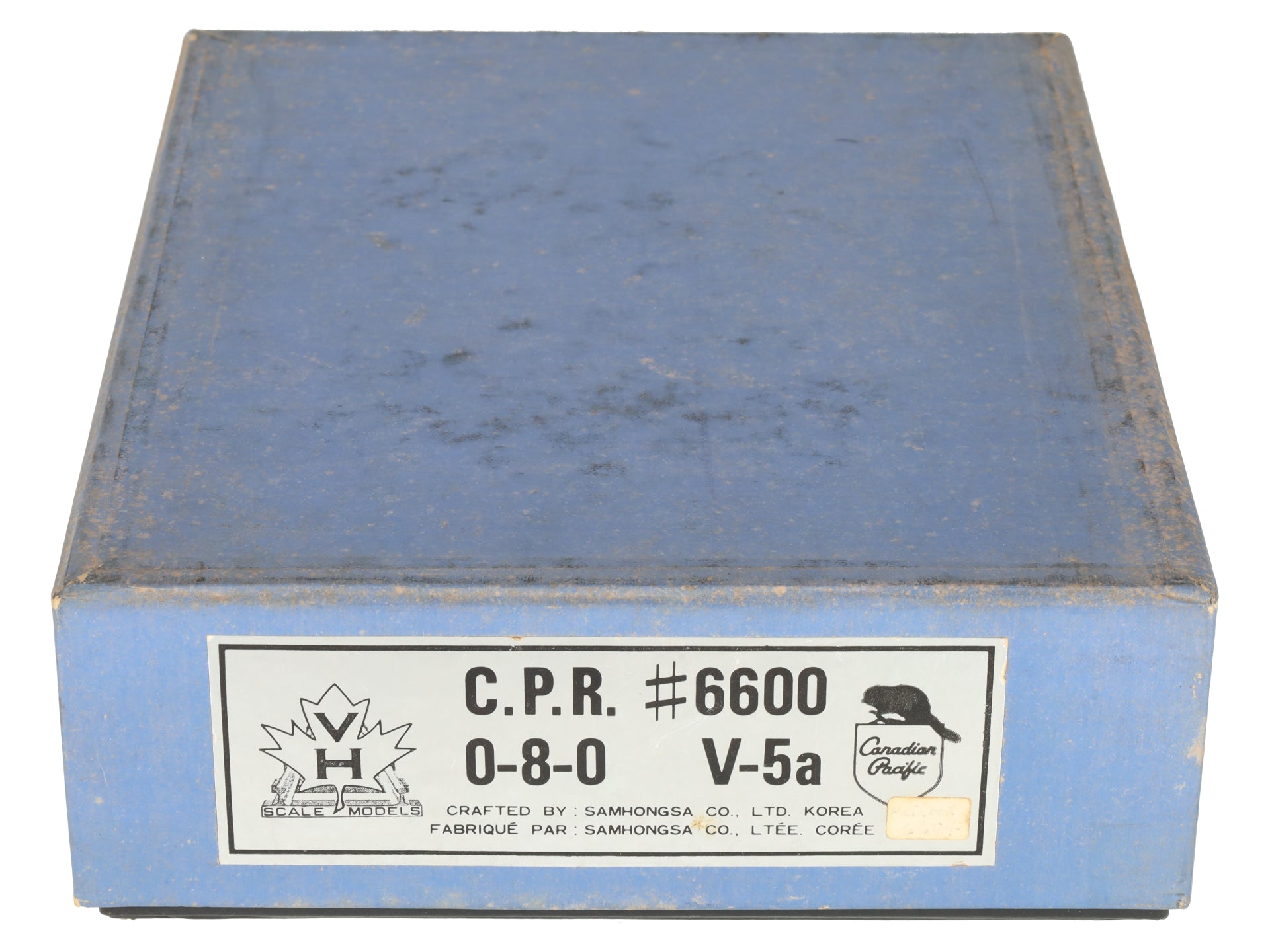 Van Hobbies HO BRASS CP V-5a 0-8-0 Steam Locomotive w/Tender #6604 - Painted/Box