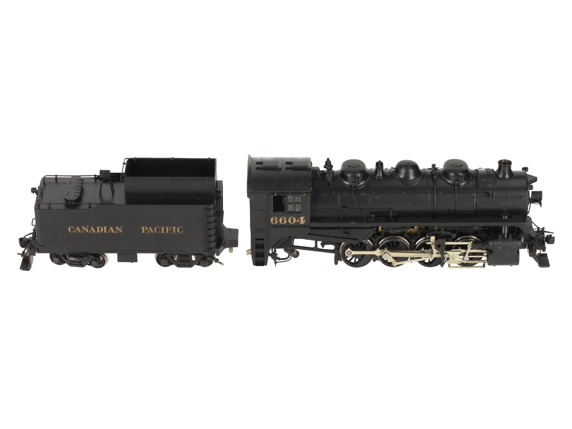 Van Hobbies HO BRASS CP V-5a 0-8-0 Steam Locomotive w/Tender #6604 - Painted/Box